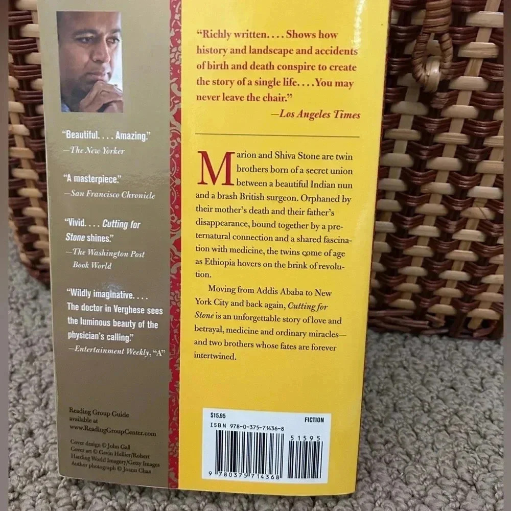 GUC paperback novel Cutting for Stone. - Picture 4 of 7